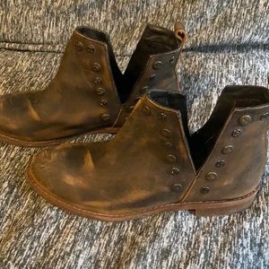 Genuine Leather booties HMJ